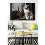 Postermanya (pster16465) Kedi Hayvan Kanvas Tablo 6 40 x 60