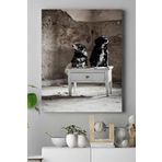 Postermanya (pster16687) Köpek Hayvan Kanvas Tablo 40 x 60