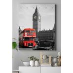 Postermanya (pster16852) Londra Manzara Kanvas Tablo 2 21 x 30