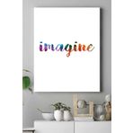 Postermanya (pster17167) Imagine Motivasyon Kanvas Tablo2 30 x 40