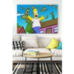 Postermanya (pster17313) Homer Simpsons Çalışması Girişimcilik Kanvas Tablo 21 x 30