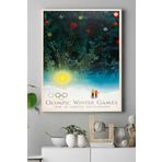 Postermanya (pster17548) Olympic Winter Games Vintage Kanvas Tablo 30 x 40