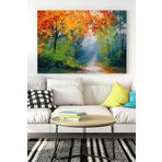 Postermanya (pster17560) Orman Sanatsal Kanvas Tablo 50 x 70