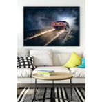 Postermanya (pster17785) De Lorean Araba Kanvas Tablo 30 x 40