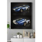 Postermanya (pster17839) Shelby Cobra Daytona Coupe Araba Kanvas Tablo 2 40 x 60