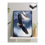 Postermanya (pster1789) Göklerin Hakimi Kartal Hayvan Çerçeveli Tablo - Çerçeveli Poster 30 x 40