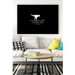 Postermanya (pster17975) Spor Yap Eğlenceli Mizahi Kanvas Tablo 21 x 30