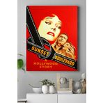 Postermanya (pster18049) Sunset Boulevard Film Afişi Kanvas Tablo 50 x 70