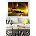 Postermanya (pster18346) Uzay Sanatsal Kanvas Tablo 2 21 x 30