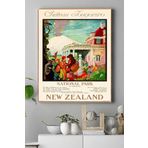 Postermanya (pster18524) Yeni Zelanda Manzara Kanvas Tablo 50 x 70