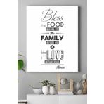 Postermanya (pster18806) Family Beside Us Mutfak Kanvas Tablo 50 x 70