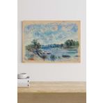Postermanya (pster18937) Landscape At Pont Aven Auguste Renoir Sanatsal Kanvas Tablo 40 x 60