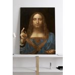 Postermanya (pster18991) Salvator Mundi - Vinci Sanatsal Kanvas Tablo 21 x 30