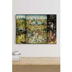 Postermanya (pster19134) Dünyevi Zevkler - Hieronymus Bosch Sanatsal Kanvas Tablo 50 x 70