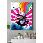 Postermanya (pster20467) Colorful Plague Psychedelic Indie Tarzı Kanvas Tablo 21 x 30