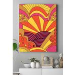 Postermanya (pster20492) Starry Cloud, Yıldız Psychedelic Indie Tarzı Kanvas Tablo 30 x 40