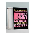 Postermanya (pster208) Forced Pause Motto Manga Anime Kanvas Tablo 21 x 30