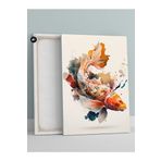 Postermanya (pster21138) Koi Japon Balığı Hayvan Kanvas Tablo 40 x 60