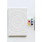 Postermanya (pster21609) Mandala Tuval Kanvas Tablo Boyama Hobi Seti 14 (40x60cm)