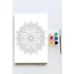 Postermanya (pster21645) Mandala Tuval Kanvas Tablo Boyama Hobi Seti 8 (60x90cm)