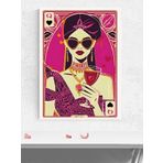 Postermanya Queen of Hearts, Kupa Kızı Manifest, Olumlama, Mantra, Spiritüel, Meditasyon Poster, Afiş
