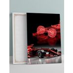 Postermanya Redline Drive, Kırmızı Çizgi Sürüşü, Formula 1 Motivasyon Kanvas Tablo, Tuval, Ofis,Çalışma Odası