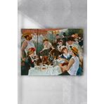 Postermanya Renoir Tekne Gezisinde Öğle Yemeği Sanatsal 30x40 cm Poster