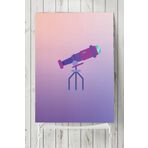 Postermanya Uzay Temalı Çocuk Odası 3 60x90 cm Poster