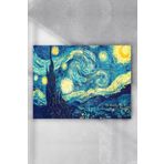 Postermanya Vincent Van Gogh Yıldızlı Gece Sanatsal 80x115 cm Poster