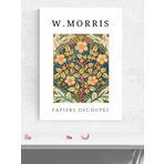 Postermanya W. Morris Ağaç Desenli Kesme Kağıtları, Art Nouveau Sanatsal Poster, Afiş, Dekoratif Duvar Poster