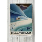 Postermanya Yugoslavya Vintage 70x100 cm Poster