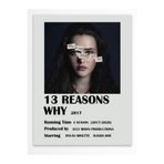 Postifull 13 Reason Why - Çerçevesiz Poster - Duvar Dekoru - Dizi Ve Film Afiş Posterleri - Kalın Kuşe Kağıt;33 X 48 Gri - 7
