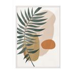 Postifull Abstract Branch Çerçeveli Tablo, Beyaz Çerçeve Ve Poster, Duvar Tablosu Comfort Serisi No:108329;50 X 70 Beyaz Çerçeveli
