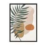 Postifull Abstract Branch Çerçeveli Tablo, Siyah Çerçeve Ve Poster, Duvar Tablosu Comfort Serisi No:108329;10 X 15 Siyah Çerçeveli