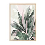 Postifull Acrylic Plant Çerçeveli Tablo, Ahşap Çerçeve Ve Poster, Dikey Duvar Tablosu Comfort Serisi No:108537;30 X 40 Ahşap Çerçeveli