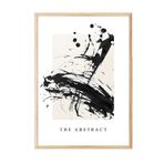Postifull Ahşap Çerçeveli Tablo, Poster Ve Çerçeve Seti, The Abstract Comfort Serisi No:108572;10 X 15 Ahşap Çerçeveli