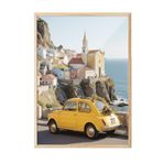 Postifull Amalfi Adventure Çerçeveli Tablo, Ahşap Çerçeve Ve Poster, Duvar Tablosu Comfort Serisi No:108338;10 X 15 Ahşap Çerçeveli