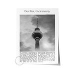 Postifull Berlin - Almanya, Şehir Temalı Poster, Çerçevesiz Duvar Posteri, No:30005;15 X 21 Renkli - 6