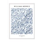 Postifull Beyaz Çerçeveli Tablo, Poster Ve Çerçeve Seti, William Morris - Willow Bough Comfort Serisi No:10857;30 X 40 Beyaz Çerçeveli
