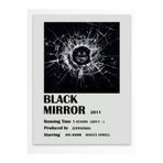 Postifull Black Mirror - Çerçevesiz Poster - Duvar Dekoru - Dizi Ve Film Afiş Posterleri - Kalın Kuşe Kağıt;21 X 30 Gri - 10