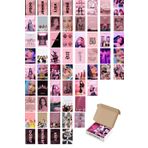 Postifull Blackpink Duvar Posteri Seti - Blackpink Poster, Arkası Yapışkanlı Kolaj Seti - 60 Adet - 10Cm*15Cm;