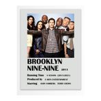 Postifull Brooklyn Nine-Nine - Çerçevesiz Poster - Duvar Dekoru - Dizi Ve Film Afiş Posterleri - Kuşe Kağıt;21 X 30 Gri - 10