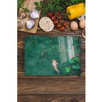 Postifull Cam Kesme Tahtası, Kalın Ve Kırılmaz Cam - Göl Temalı - 21 * 30Cm - Doğrama Tahtası, Mutfak Dekoru;21 X 30 Renkli - 13