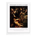Postifull Caravaggio Duvar Posteri - Duvar Dekoru - Sanat Serisi Posterleri - Kalın Kuşe Kağıt - Çerçevesiz;21 X 30 Gri - 6