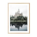 Postifull Castle Of Magic Çerçeveli Tablo, Ahşap Çerçeve Ve Poster, Duvar Tablosu Comfort Serisi No:108298;30 X 40 Ahşap Çerçeveli