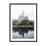 Postifull Castle Of Magic Çerçeveli Tablo, Siyah Çerçeve Ve Poster, Duvar Tablosu Comfort Serisi No:108298;10 X 15 Siyah Çerçeveli
