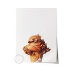 Postifull Çerçevesiz Poster, Yaz Temalı Tablo No:147, Çikolatalı Dondurma Fotoğrafı, Kahverengi Poster, Dikey;13 X 18 Renkli - 7
