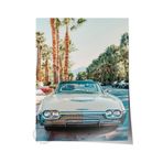 Postifull Çerçevesiz Poster, Yaz Temalı Tablo No:4, Klasik Araba Ve Palmiye Fotoğrafı, Mavi Poster, Dikey;21 X 30 Renkli - 14