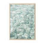 Postifull Crystal Water Çerçeveli Tablo, Ahşap Çerçeve Ve Poster, Dikey Duvar Tablosu Comfort Serisi No:108485;30 X 40 Ahşap Çerçeveli