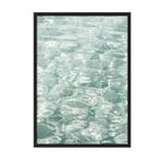 Postifull Crystal Water Çerçeveli Tablo, Siyah Çerçeve Ve Poster, Dikey Duvar Tablosu Comfort Serisi No:108485;10 X 15 Siyah Çerçeveli